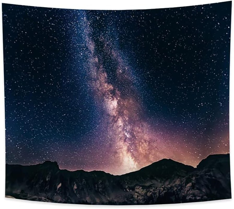 yongfoto gobelin stjernehimmel tåge mystiske stjerner Hjem - Tilbehør og dekorationer Naty Shop 160L X 180B Cm