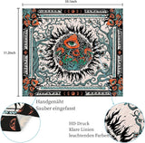 Gobelin yrende svampe solskoldning lærred hippie øjne Hjem - Tilbehør og dekorationer Naty Shop