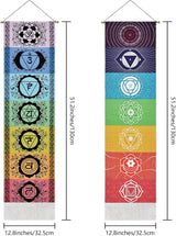 Tapestry yugarlibi hængende sæt chakra meditation yoga trippy Hjem - Tilbehør og dekorationer Naty Shop