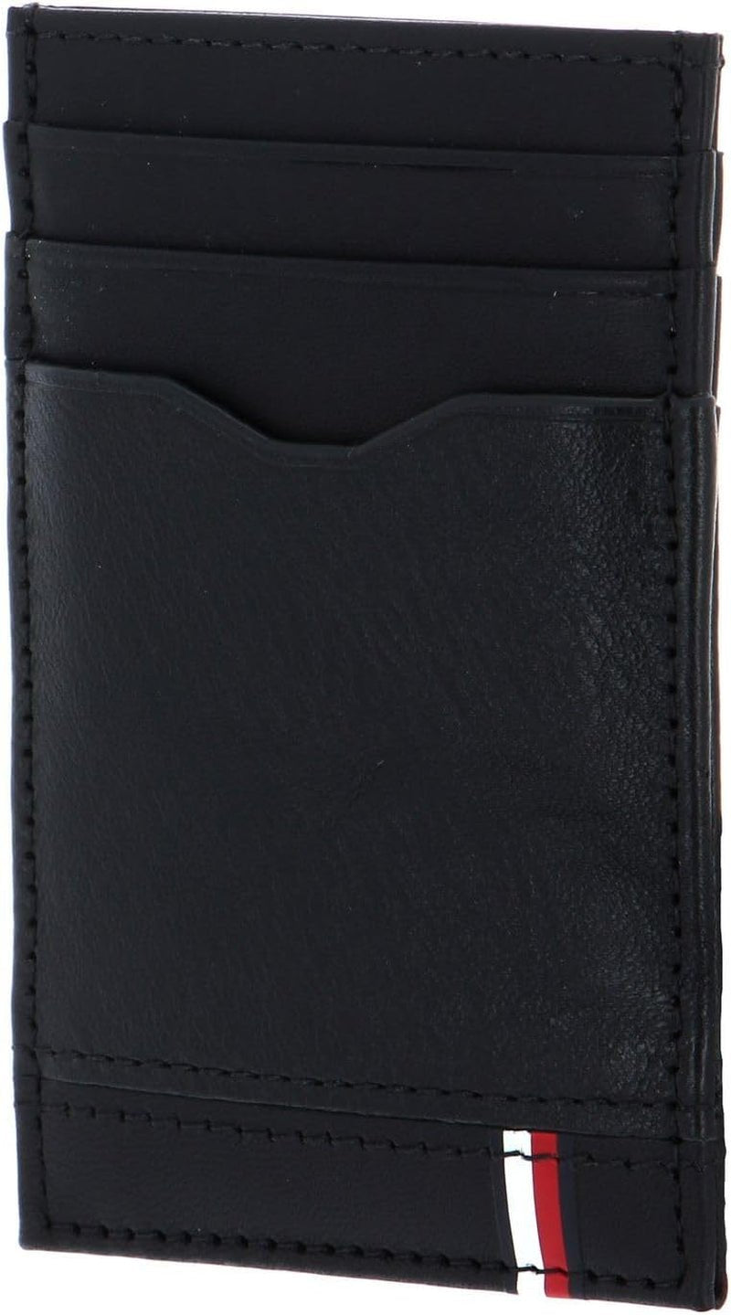 Tommy Hilfiger Herre TH Central Kortholder, Bi-Fold tegnebog, Sort, One Size Herre Pung Naty Shop
