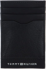Tommy Hilfiger Herre TH Central Kortholder, Bi-Fold tegnebog, Sort, One Size Herre Pung Naty Shop