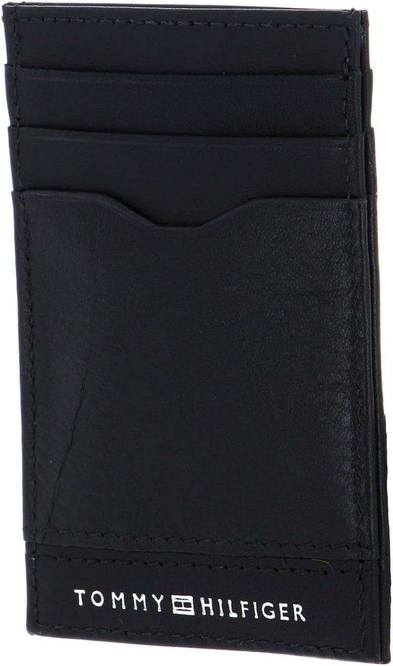 Tommy Hilfiger Herre TH Central Cardholder Bi-Fold tegnebog Sort One Size tegnebog Herre Naty Shop Standardtitel