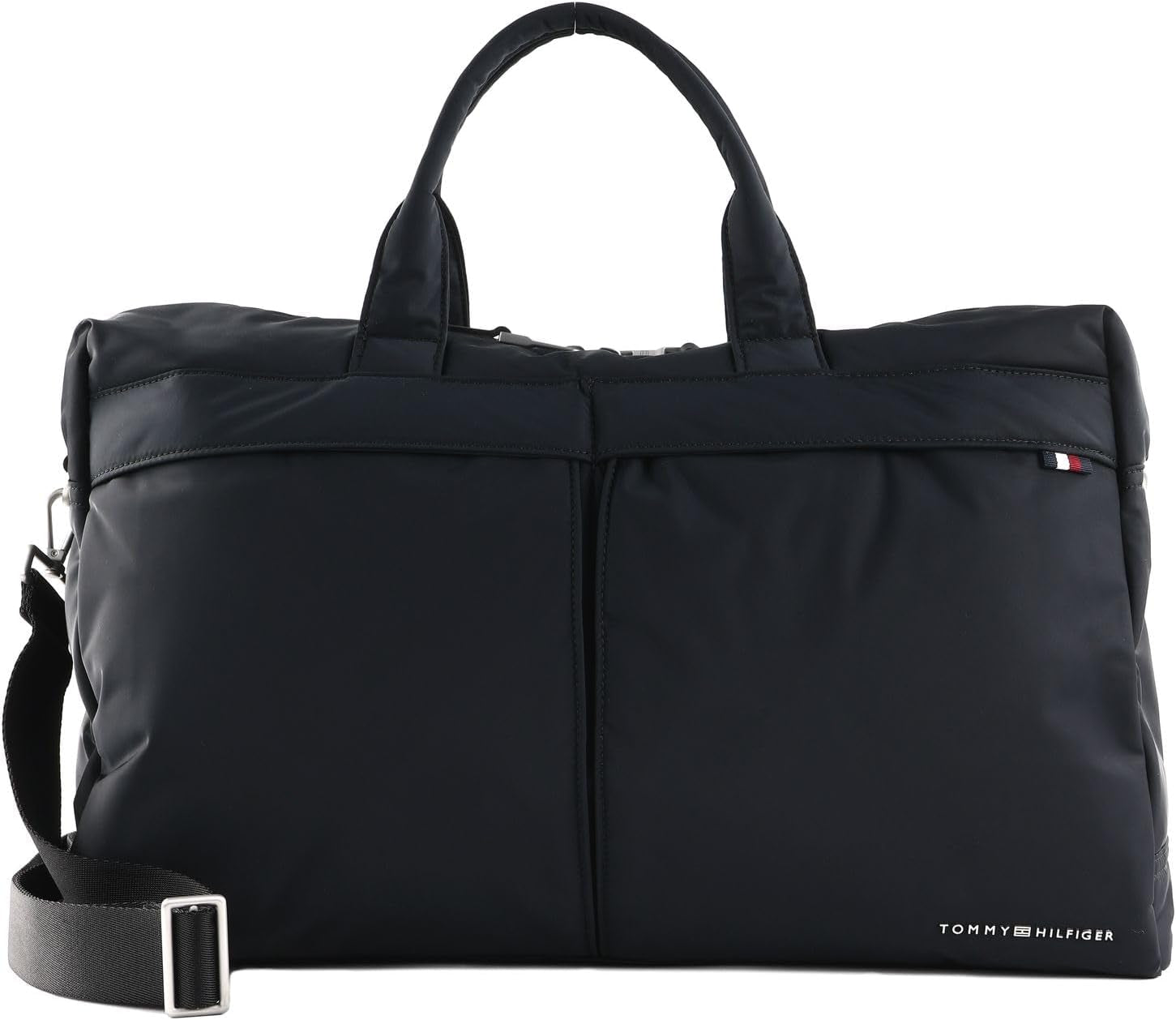 Tommy Hilfiger Herre TH Signature rejsetaske AM0AM12218 rejsetaske, sort (sort) Bagage & rejseudstyr Naty Shop Standardtitel
