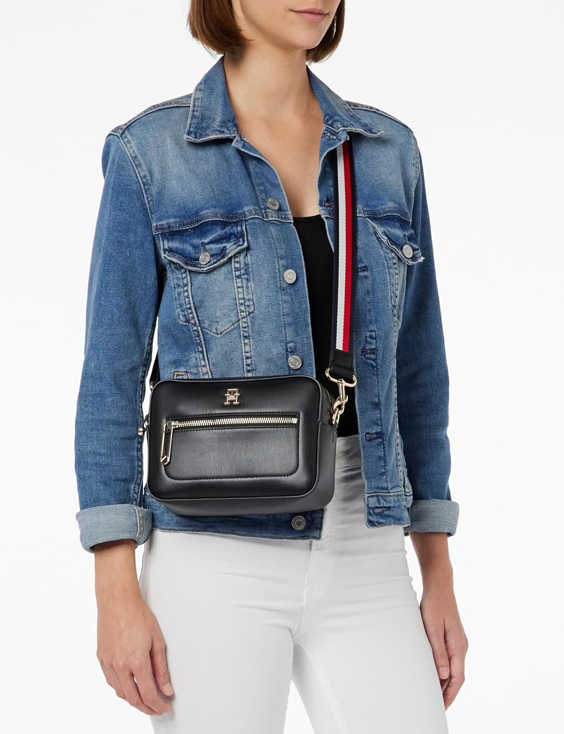 Tommy Hilfiger Crossbody Taske Taske Ikonisk Kamerataske Små Dametasker Naty Shop