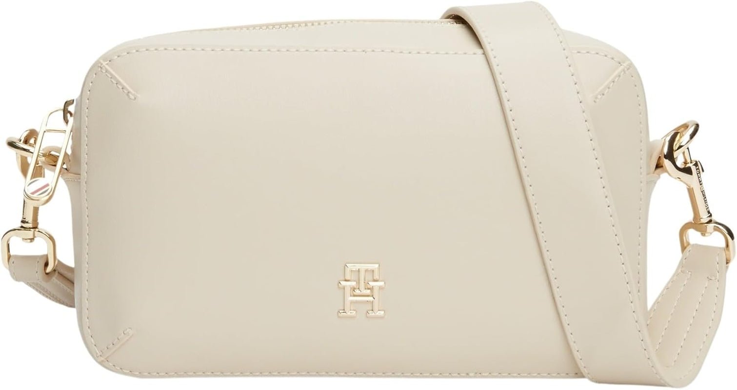 Tommy Hilfiger Crossbody Taske Chic Flap Crossover Små Dametasker Naty Shop Beige (klassisk beige)
