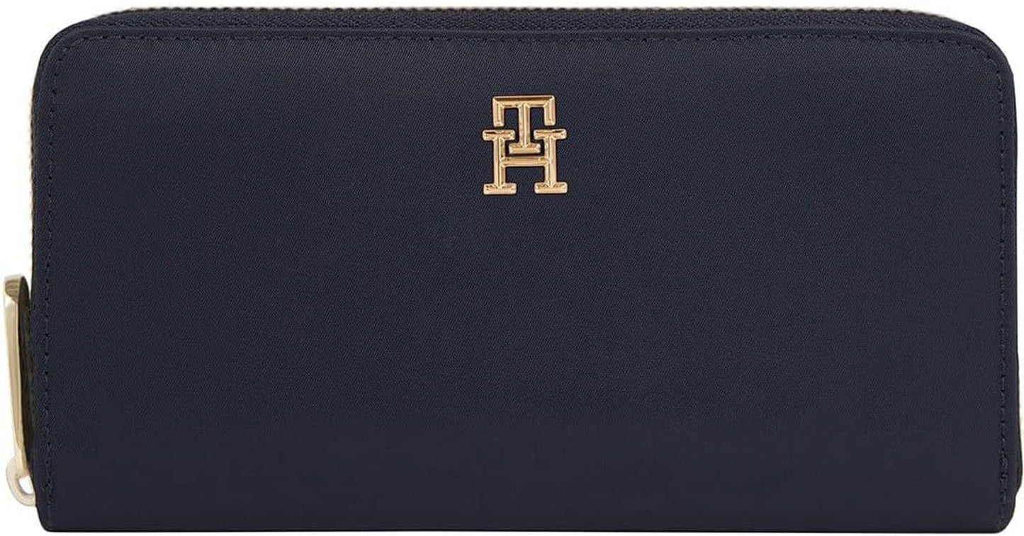 Tommy Hilfiger Dame tegnebog Valmue Large Card Slots Tegnebog Kvinder Naty Shop Space Blue Os