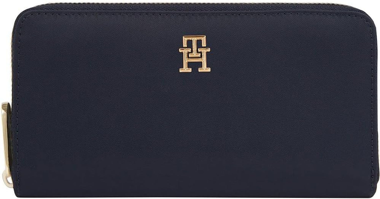 Tommy Hilfiger Dame tegnebog Valmue Large Card Slots Tegnebog Kvinder Naty Shop Space Blue Os