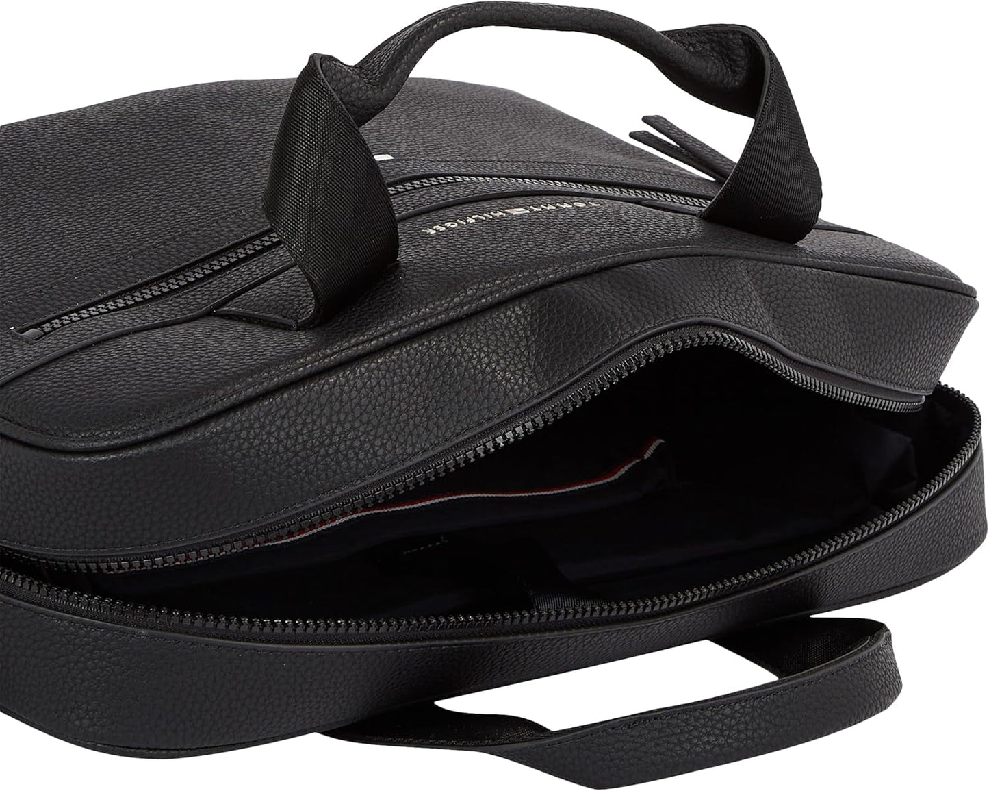 Tommy Hilfiger ESSENTIAL PU COMPUTER BAG bærbar taske til mænd, sort, OS Bagage og rejseudstyr Naty Shop