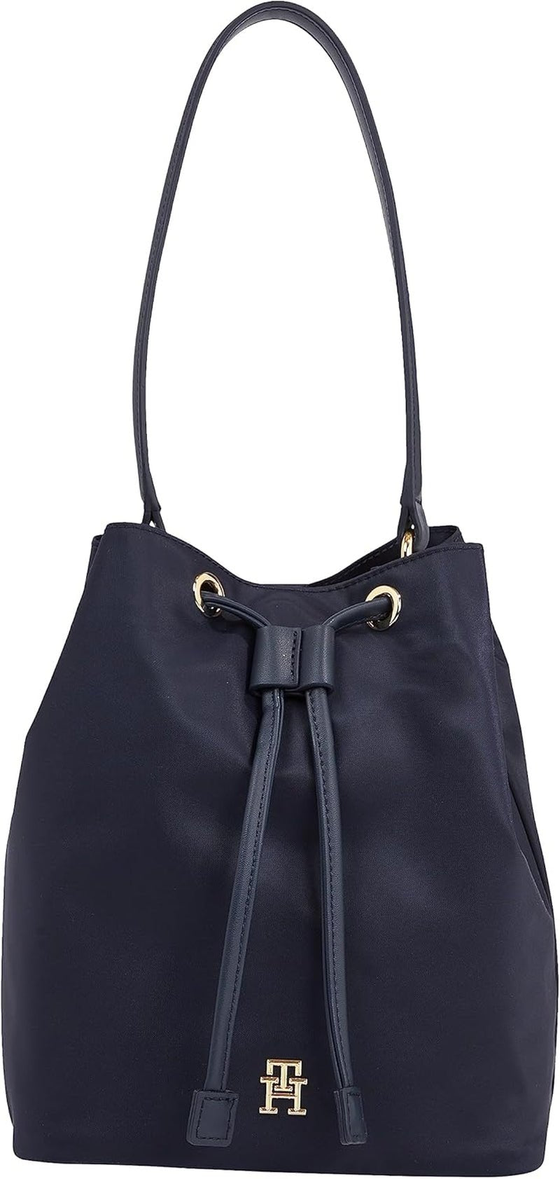 Tommy Hilfiger Dame Poppy Bucket Aw0aw15218 Tasker, One Size Dame Tasker Naty Shop Blue (Space Blue)