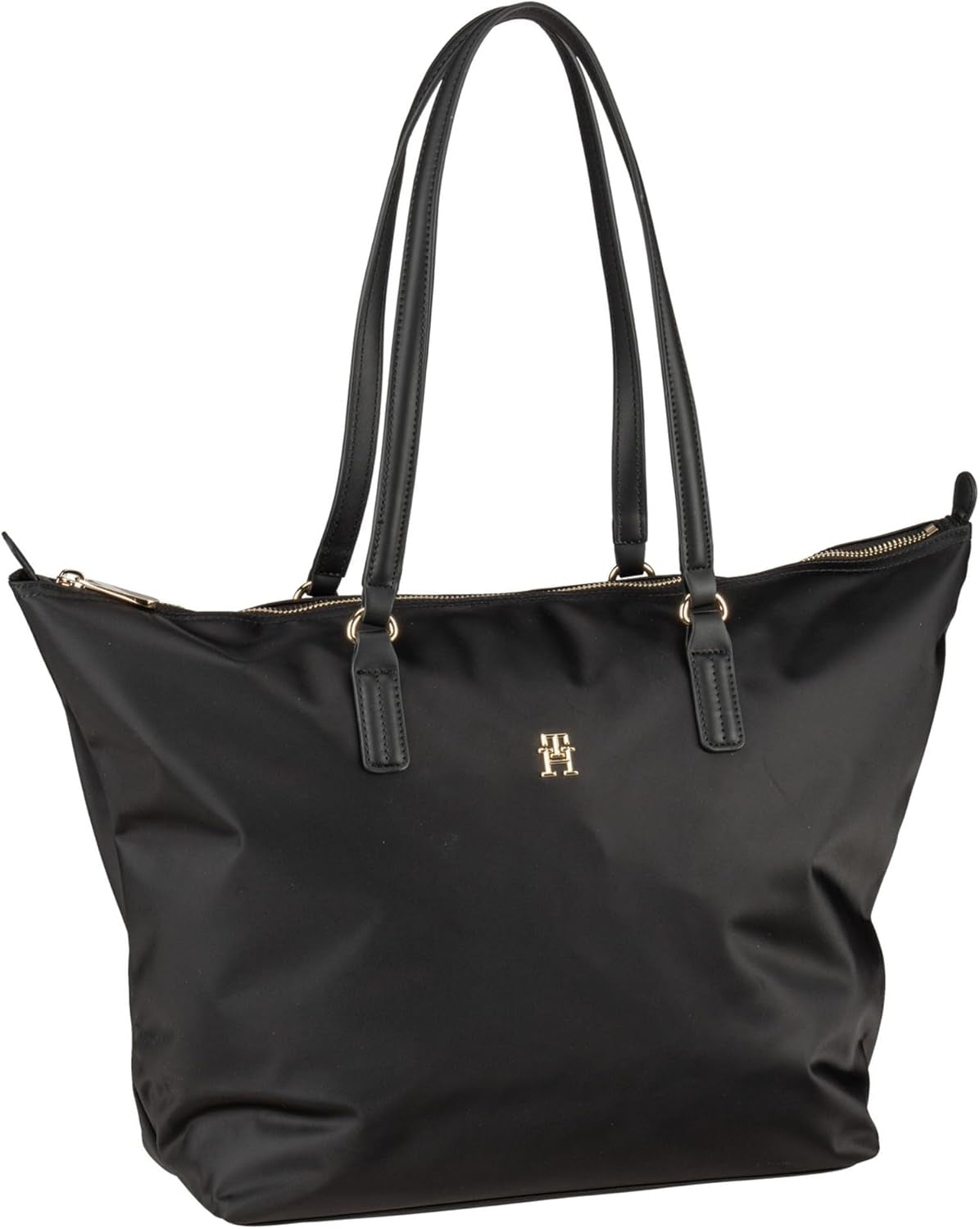 Tommy Hilfiger Dame Poppy Tote Lynlåstaske Dametasker Naty Shop Sort (Sort)