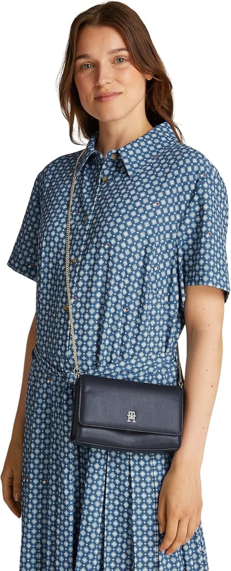 Tommy Hilfiger skuldertaske Eternity Chain Crossover skulderkædetasker Kvinder Naty Shop