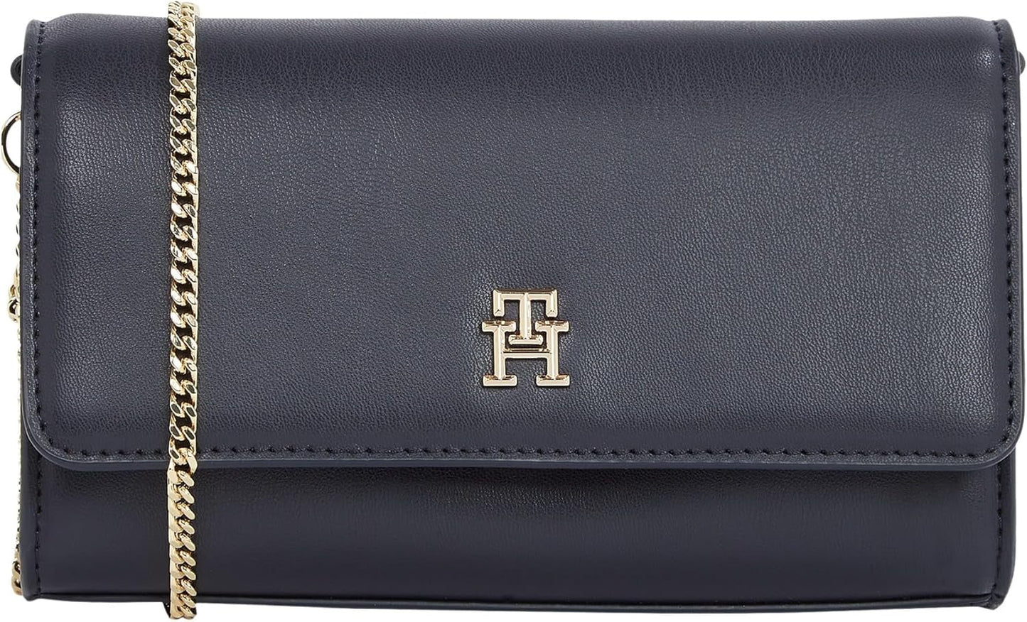 Tommy Hilfiger skuldertaske Eternity Chain Crossover skulderkæde Tasker Kvinder Naty Shop Blue (Space Blue)