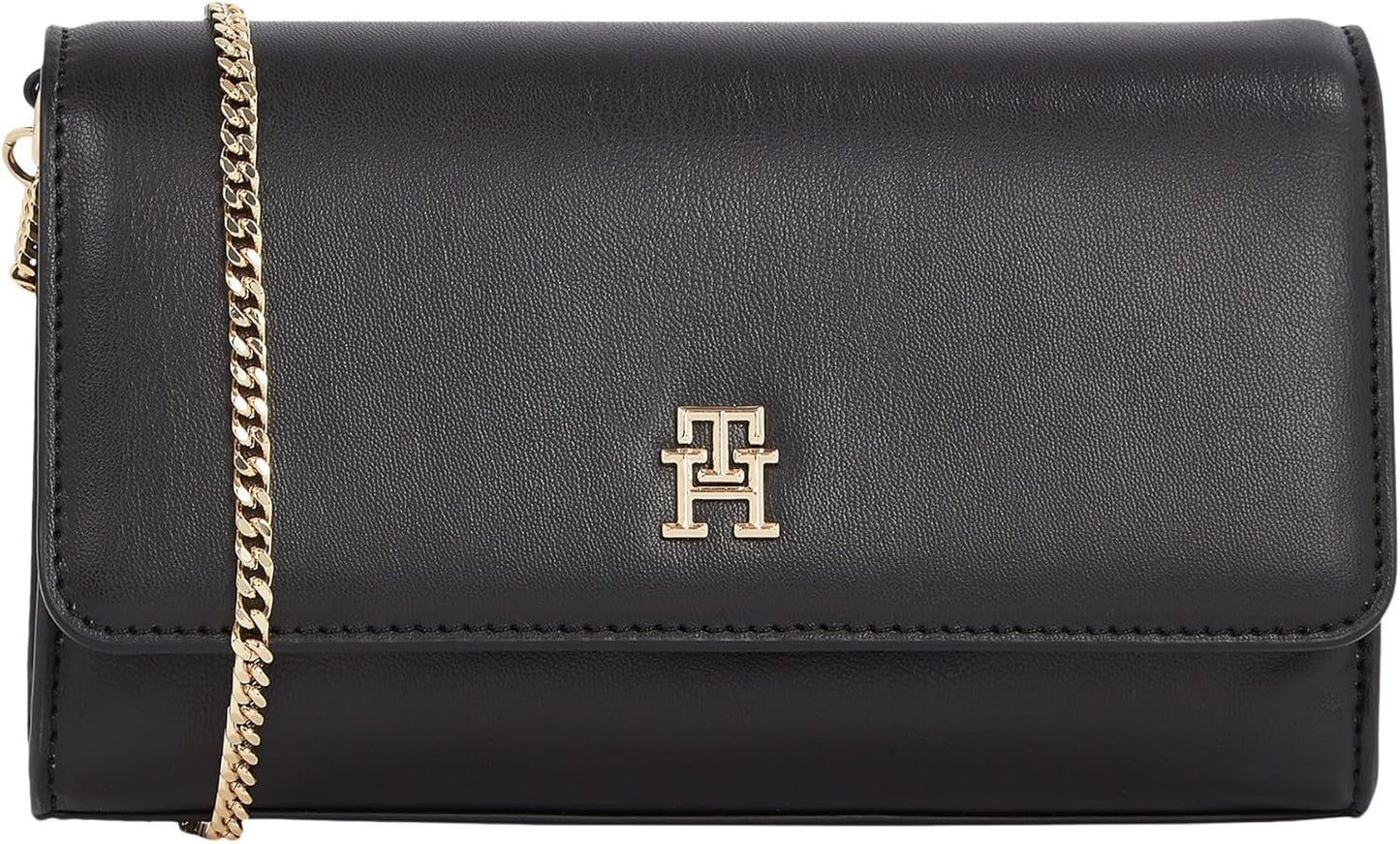 Tommy Hilfiger Skuldertaske Eternity Chain Crossover Skulderkædetasker Kvinder Naty Shop Sort (Sort)
