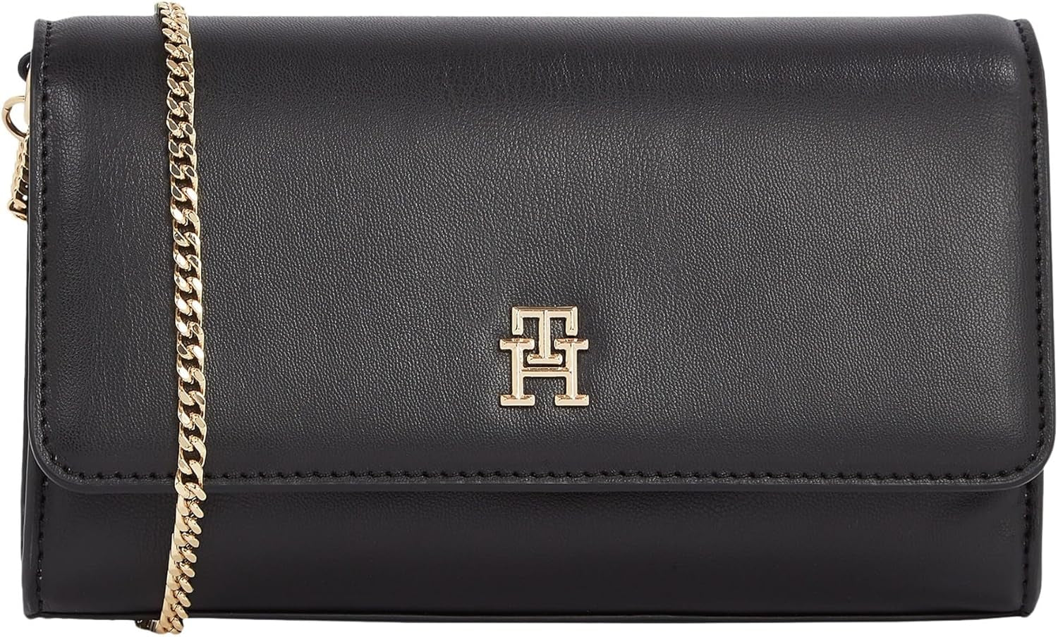 Tommy Hilfiger Skuldertaske Eternity Chain Crossover Skulderkædetasker Kvinder Naty Shop Sort (Sort)