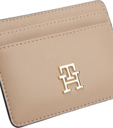 Tommy Hilfiger damekortholder Kvinde med logo, Beige (Coastal Taupe), One size Herrepung Naty Shop