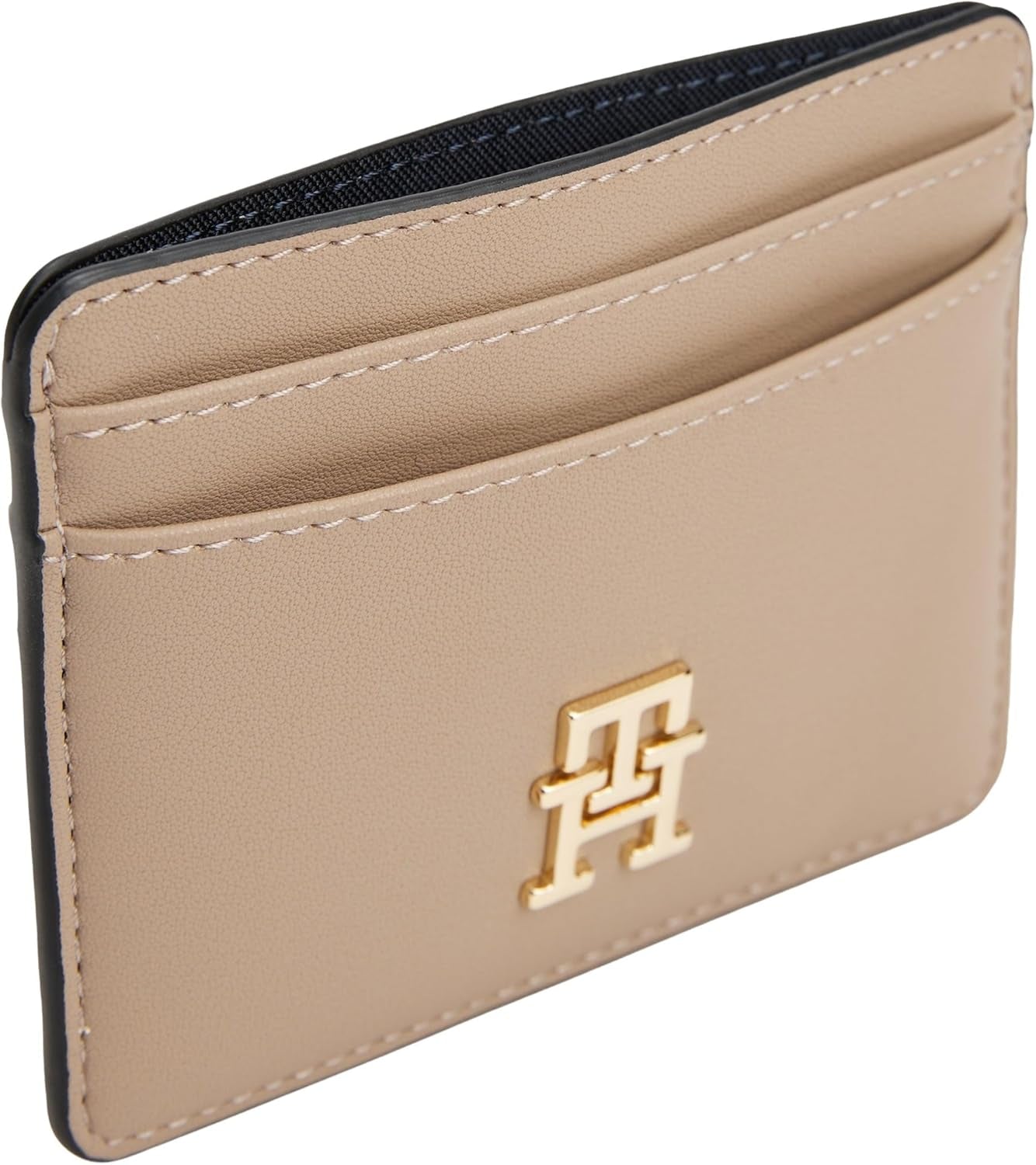 Tommy Hilfiger damekortholder Kvinde med logo, Beige (Coastal Taupe), One size Herrepung Naty Shop