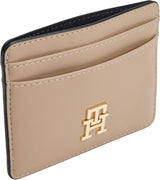 Tommy Hilfiger damekortholder Kvinde med logo, Beige (Coastal Taupe), One size Herrepung Naty Shop