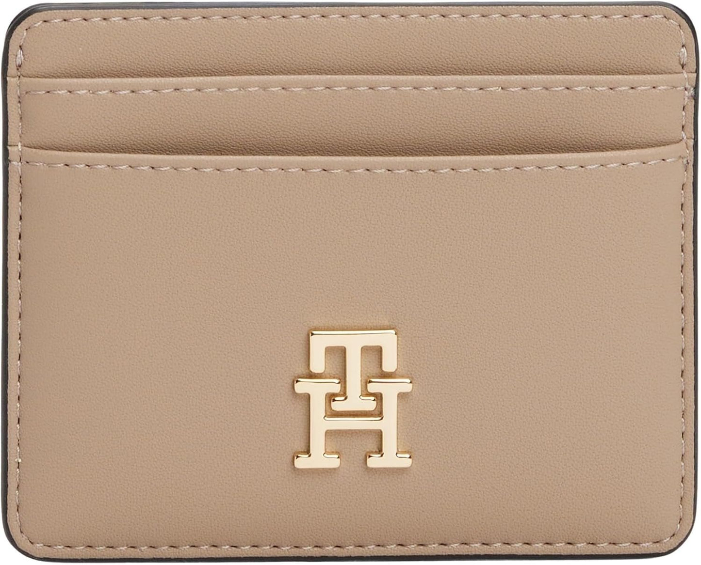 Tommy Hilfiger kortholder til damer Dame med logo, Beige (Coastal Taupe), One size Herre pung Naty Shop Standard titel