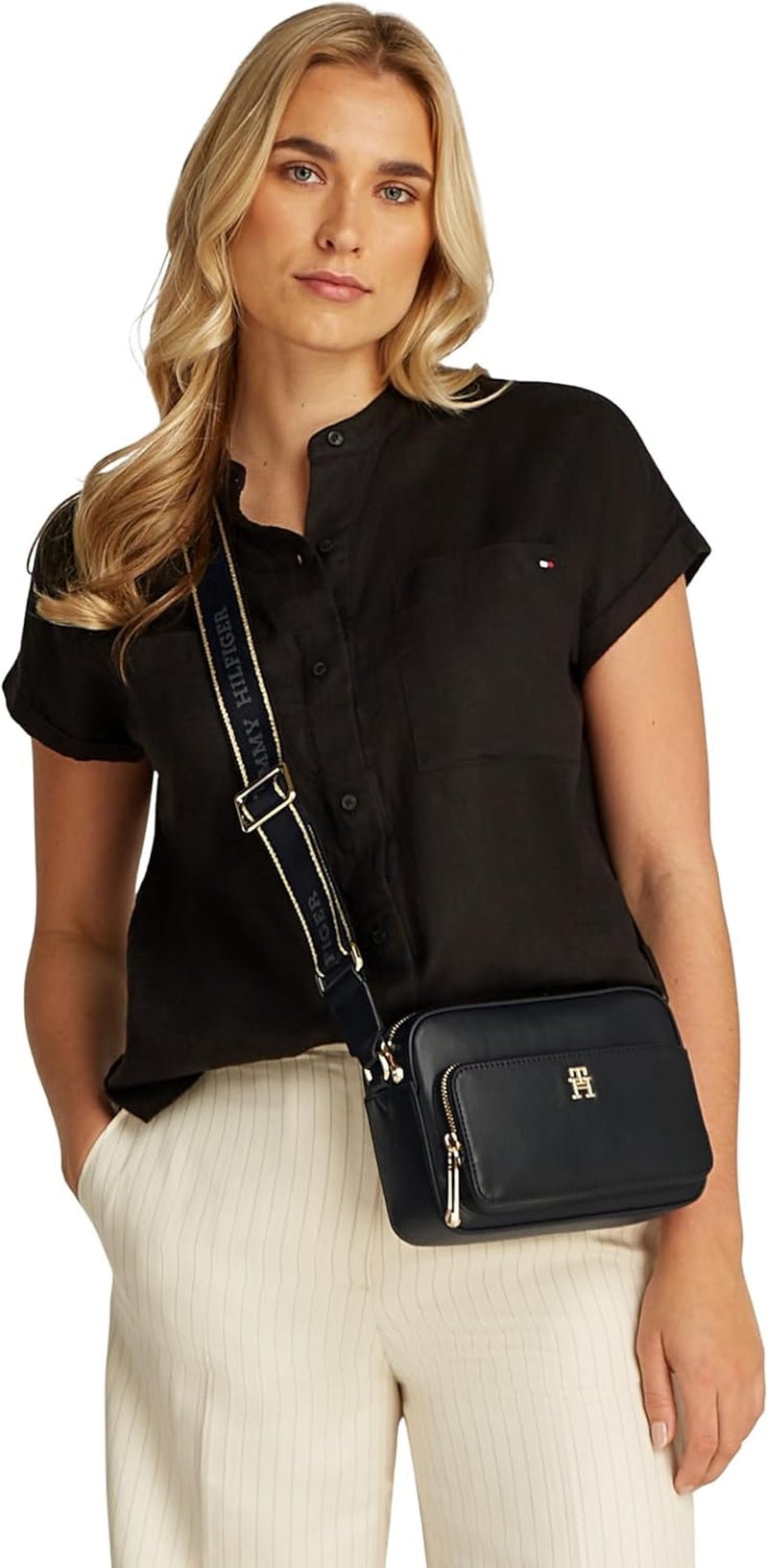 Tommy Hilfiger Ladies Th Joy kamerataske Aw0aw16812 Crossover bagage og rejseudstyr Naty Shop