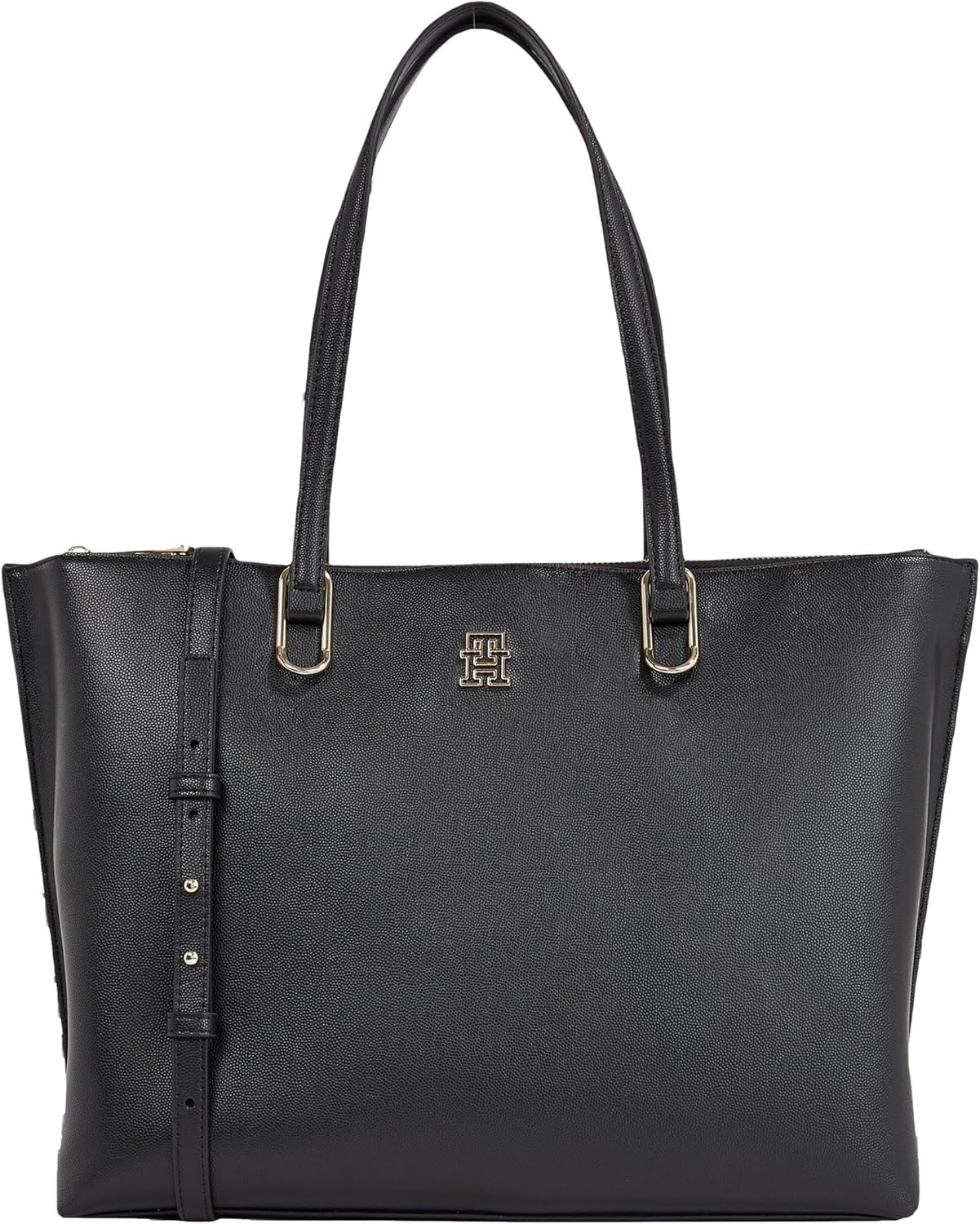 Tommy Hilfiger Ladies Th Tidløs Workbag Skoletaske One Size Tasker Kvinder Naty Shop Sort (Sort)