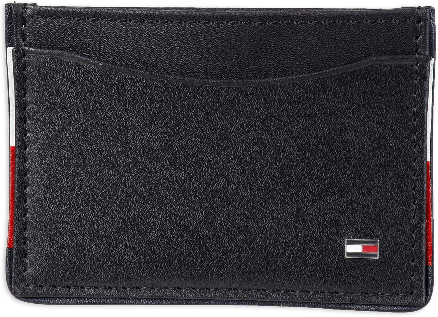 Tommy Hilfiger Herre RFID-blokeringskortholder Pung Kortholder Pung Naty Shop Black Pepper One Size Passer Alle