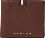 Tommy Hilfiger Herre Th Prem Lea Cc og Coin Am0am11265 Tegnebøger Herrepung Naty Shop Brun (mørk kastanje) Os