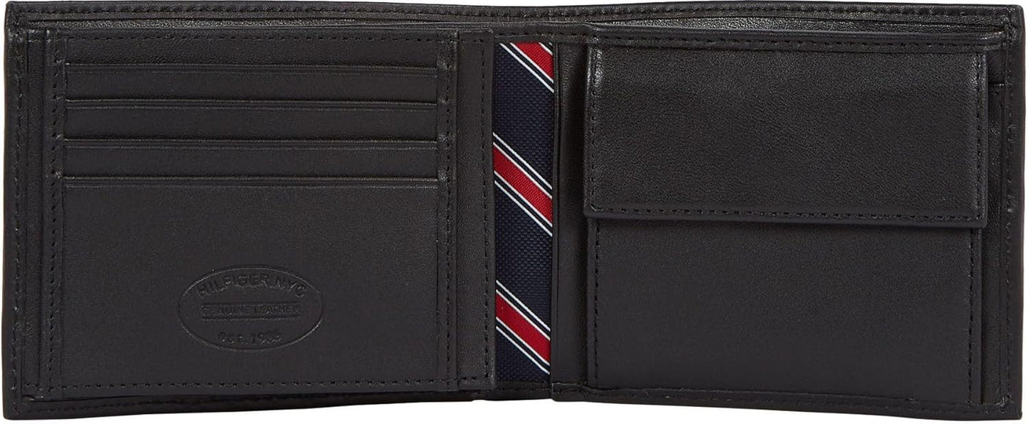 Tommy Hilfiger Eton Trifold pung til mænd med møntlomme Naty Shop mænds pung