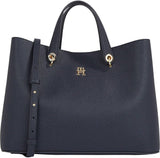 Tommy Hilfiger taske emblem aftagelig skulderrem Tasker Kvinder Naty Shop Blue (Space Blue)
