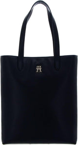Tommy Hilfiger Th Casual Slim Tote Ns Tote Bag Dame Tasker Naty Shop Sort (sort)
