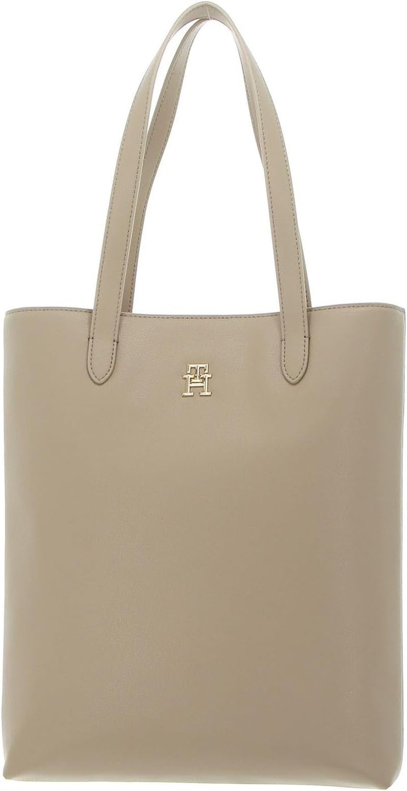 Tommy Hilfiger Th Casual Slim Tote Ns Tote Bag Dame Tasker Naty Shop Beige (Beige)