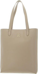 Tommy Hilfiger Th Casual Slim Tote Ns Tote Bag Dame Tasker Naty Shop Beige (Beige)