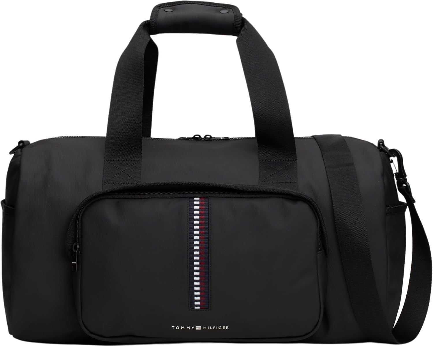Tommy Hilfiger TH CORP Weekendrejsetaske til mænd, sort (sort), OS Bagage og rejseudstyr Naty Shop Standardtitel