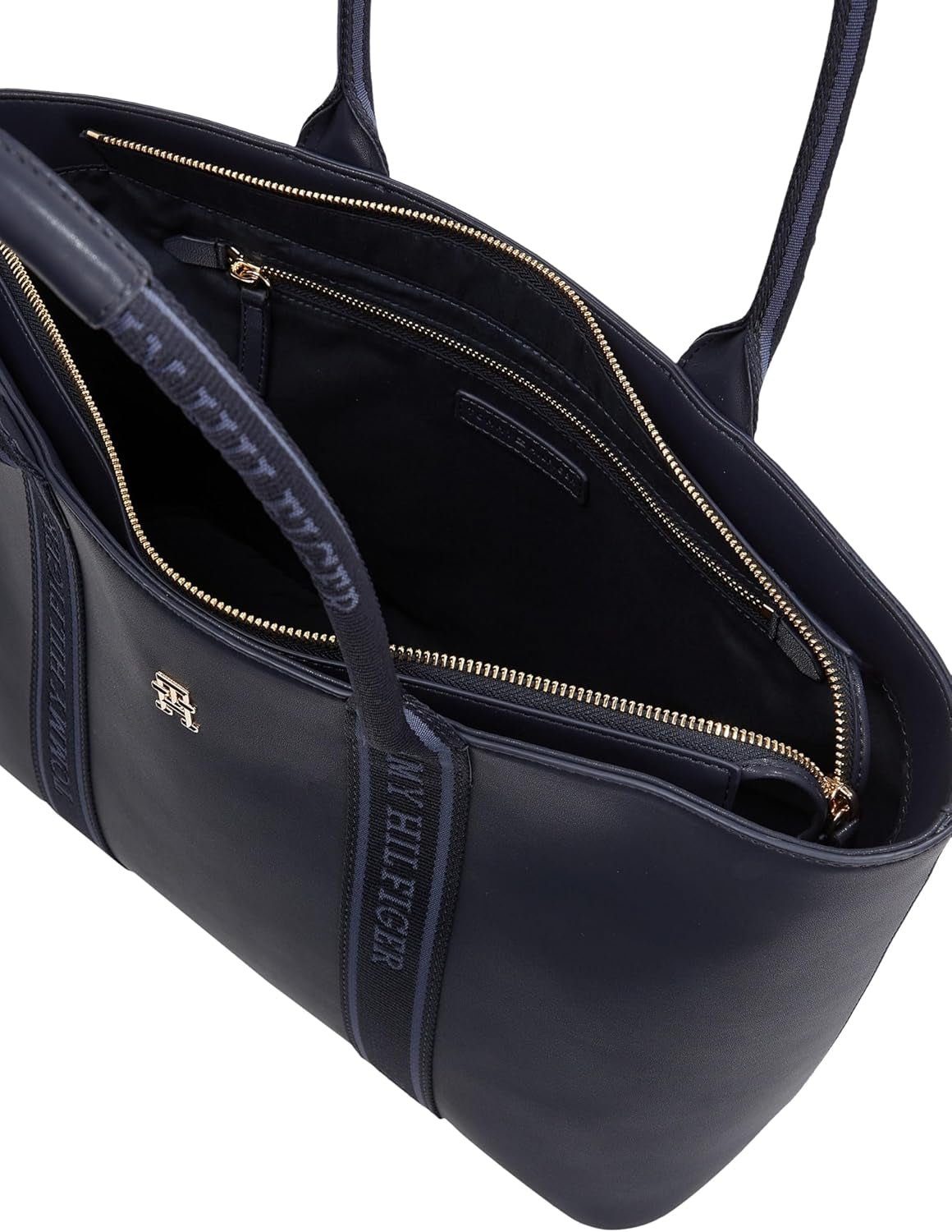 Tommy Hilfiger Th Logotape Tote Aw0aw17198 Mulepose Dame Tasker Naty Shop
