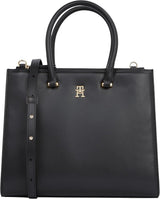 Tommy Hilfiger Tote Bag Eternity Med Zip Up Taske Dametasker Naty Shop Sort (Sort) One Size Passer til alle