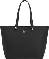 Tommy Hilfiger Tote taske taske Stort emblem Tasker Dame Naty Shop Sort (sort)