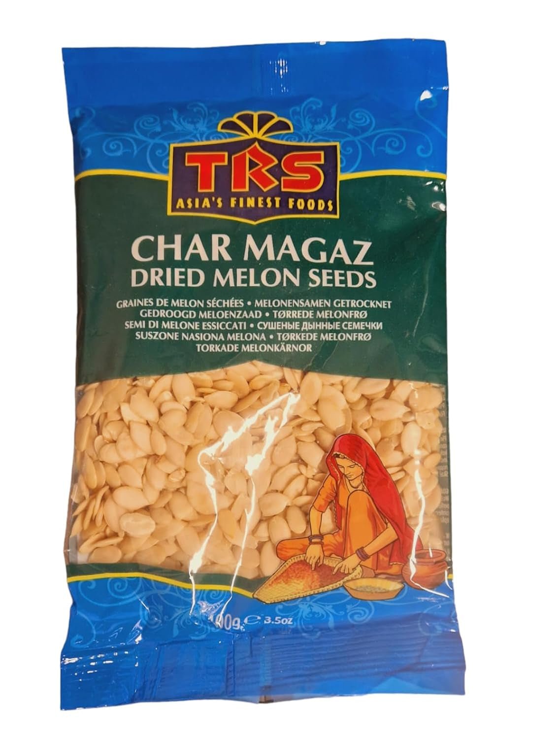 TRS Charmagaz (tørrede vandmelonfrø) 100G dehydrerede produkter Naty Shop Standardtitel