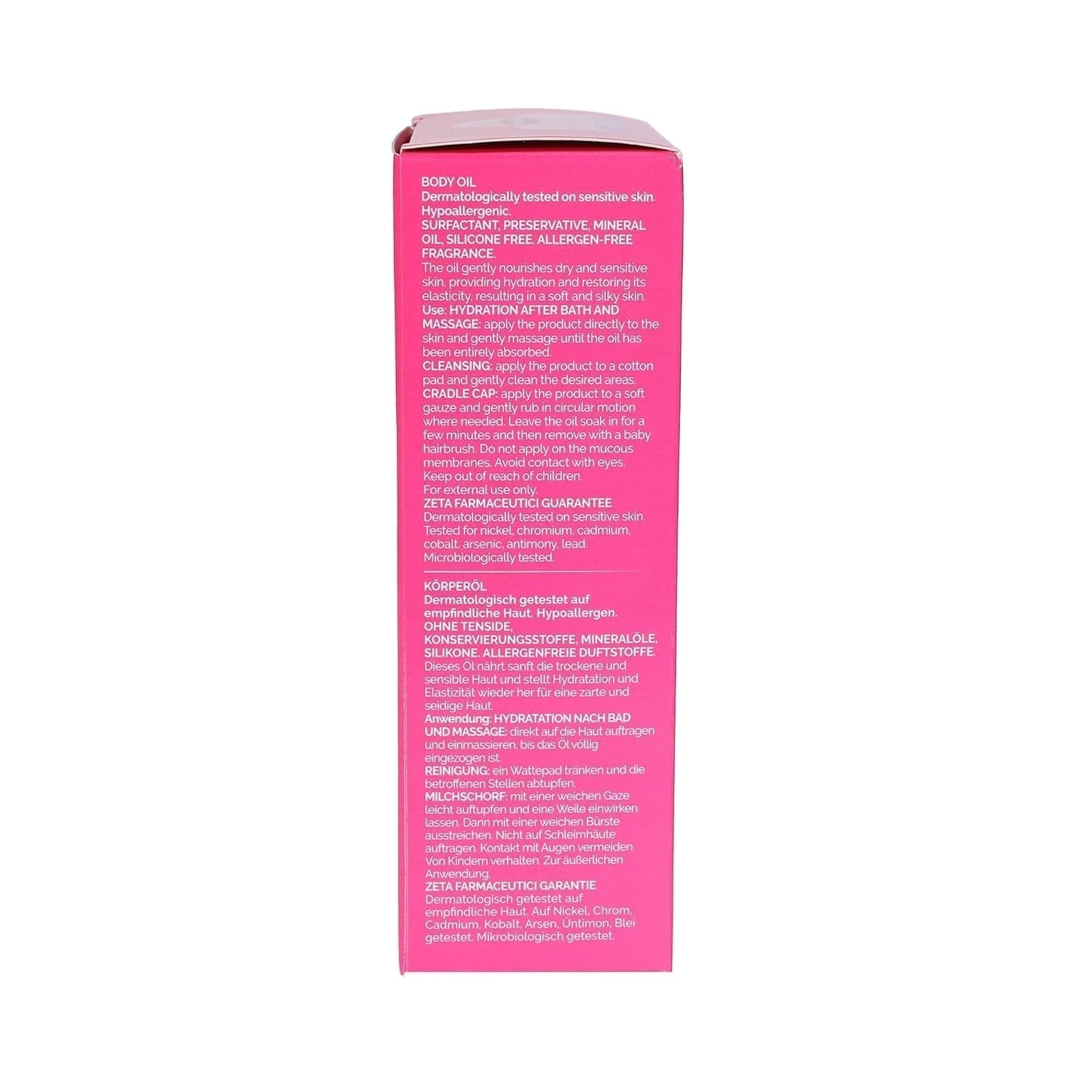 Stivelse Mio kropsolie, fjerner vuggehætten fra nyfødte, 200 ml børn - bad og hudpleje Naty Shop