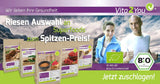 Vita2You Goji bær 1 kg - ulvebær - tørret i solen - usvovlet og uden tilsætningsstoffer - 1000g - lynlåspose - premium kvalitet Dehydrerede produkter Naty Shop