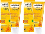 WELEDA Organic Baby Calendula Care Cream Body & Face 75ml - Ansigtscreme / hudcreme til naturkosmetik med sesamolie og lanolin til tør hudpleje. Fugtgivende plejecreme til babyer og børn Børn - Bad og hudpleje Naty Shop Standardtitel