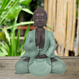 Zen Arôme SBM5 Zen Bodhi statue, grøn/brun, 20 cm høje statuetter og skulpturer Naty Shop