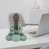 Zen Arôme SBM5 Zen Bodhi statue, grøn/brun, 20 cm høje statuetter og skulpturer Naty Shop