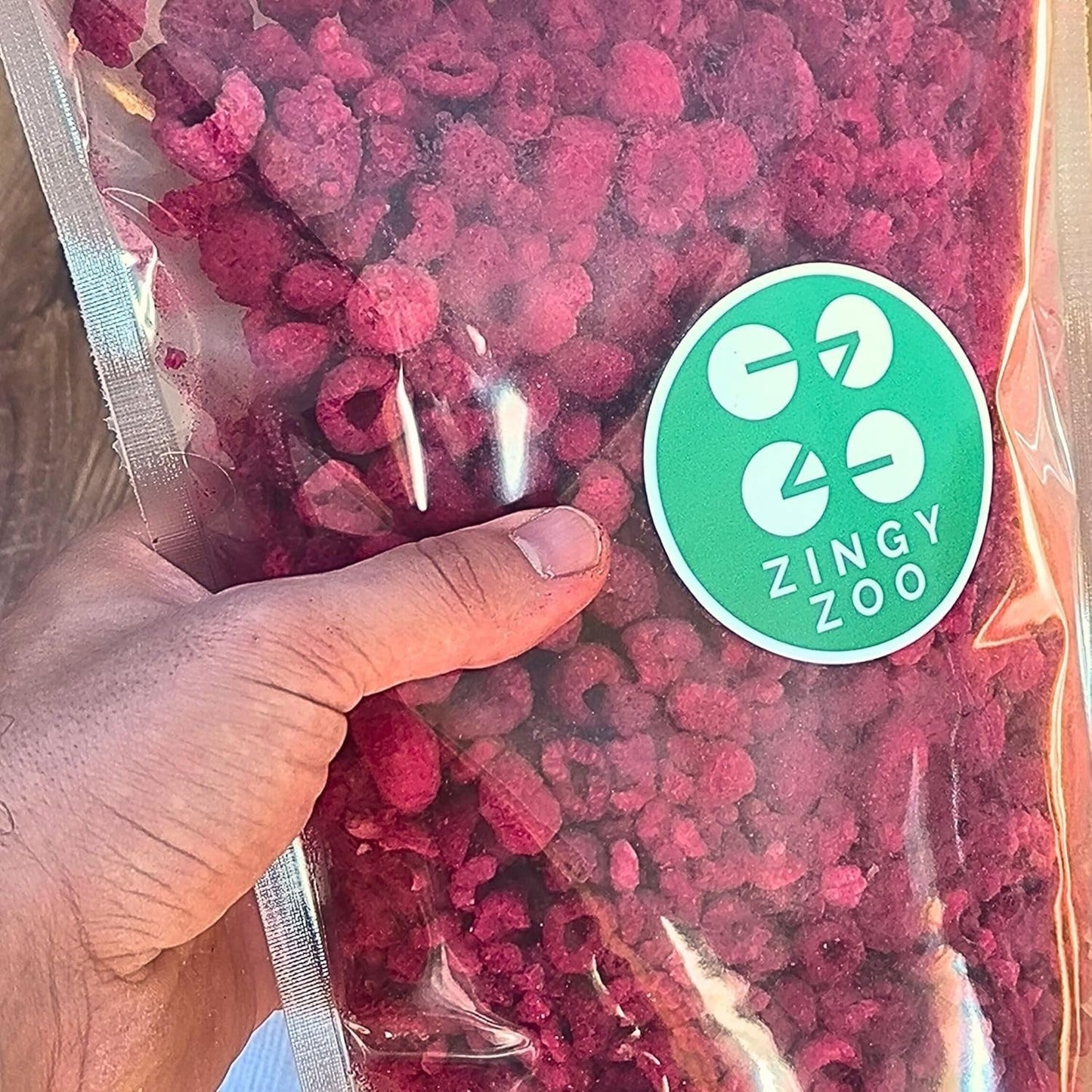 Frysetørrede hindbær Knækkede stykker | XL 300g Frysetørret tørret frugt | Tørrede hindbær Glutenfri Frysetørret frugt | Frysetørrede frugter | Frysetørrede hindbær Naty Shop dehydrerede produkter