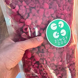 Frysetørrede hindbær Knækkede stykker | XL 300g Frysetørret tørret frugt | Tørrede hindbær Glutenfri Frysetørret frugt | Frysetørrede frugter | Frysetørrede hindbær Naty Shop dehydrerede produkter
