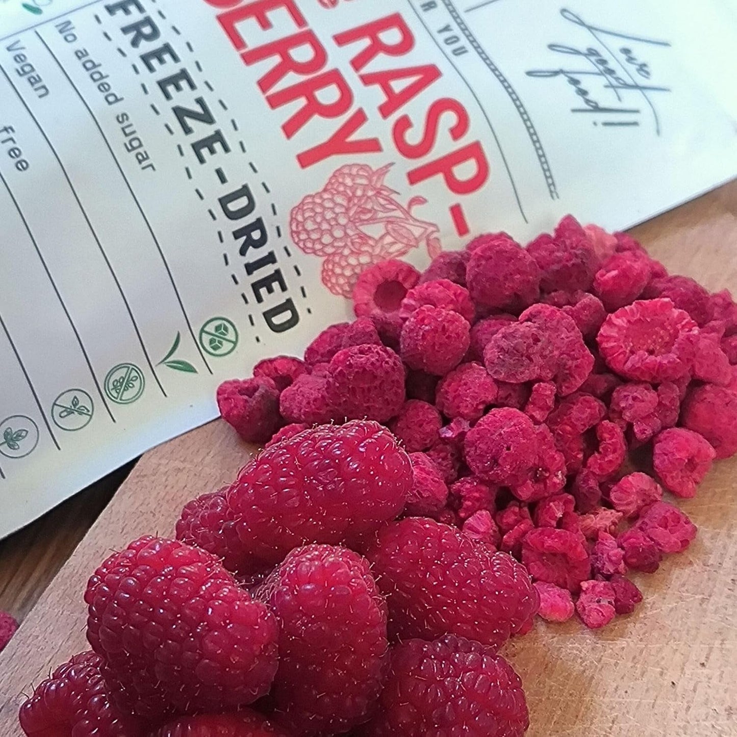 Frysetørrede hindbær Knækkede stykker | XL 300g Frysetørret tørret frugt | Tørrede hindbær Glutenfri Frysetørret frugt | Frysetørrede frugter | Frysetørrede hindbær Naty Shop dehydrerede produkter